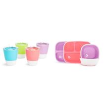 Copos e conjunto de jantar para crianças Munchkin Splash 200 ml, pacote com 4