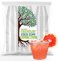 Copos frios Stock Your Home 9 onças (266 ml) compostáveis (pacote com 100) Copos frios Stock Your Home 9 onças (266 ml) compostáveis (pacote com 100)