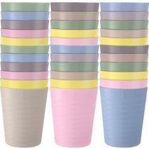 Copos infantis Eccliy 36 unidades de plástico inquebrável 240 ml 6 cores Copos infantis Eccliy 36 unidades de plástico inquebrável 240 ml 6 cores