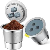 Copos K reutilizáveis de aço inoxidável para cafeteira Ninja, pacote com 2 Copos K reutilizáveis de aço inoxidável para cafeteira Ninja, pacote com 2