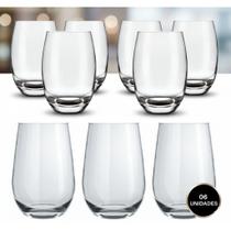 Copos Malibu Oval 500ml Jogo com 6 Ideal Água Suco Drinks Café Copos Malibu Oval 500ml Jogo com 6 Ideal Água Suco Drinks Café