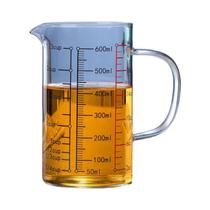 Copos Medidores De Vidro Borossilicato Transparente Com Alça E Bico Em V Balança De Cozinha Beaker