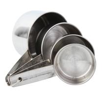 Copos Medidores Inox com 4 Peças - A/CASA