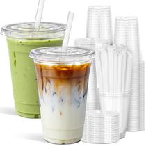 Copos para Beber Ginkgo 710 ml Plástico Transparente Pacote com 100