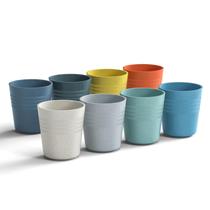 Copos para beber Homestockplus Wheat Straw 240 ml, conjunto de 8
