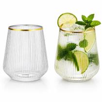Copos para Beber Oojami Origami Ripple 355ml Inquebráveis 40 Unidades Copos para Beber Oojami Origami Ripple 355ml Inquebráveis 40 Unidades