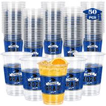 Copos para Beber QZYL 50 unidades 414 ml Azul Formatura 2026 Copos para Beber QZYL 50 unidades 414 ml Azul Formatura 2026