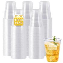 Copos para beber SIUQ, pacote 1000, 355 ml, plástico transparente, 12 onças