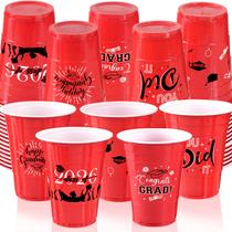 Copos para Festa CUPLOOV Formatura 2026 100 un. 473 ml Vermelho e Preto Copos para Festa CUPLOOV Formatura 2026 100 un. 473 ml Vermelho e Preto