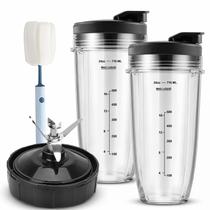 Copos para Liquidificador URSUMER 24oz Substituição para Ninja BL642-30 Copos para Liquidificador URSUMER 24oz Substituição para Ninja BL642-30