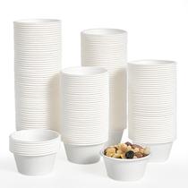 Copos para porções compostáveis EcoLipak 200, pacote de 60 ml, biodegradáveis