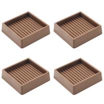 Copos para rodízios de borracha VOCOMO 6,4 x 6,4 cm, antiderrapantes Copos para rodízios de borracha VOCOMO 6,4 x 6,4 cm, antiderrapantes