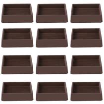 Copos para rodízios de móveis Jayen 5 x 5 cm, protetores de borracha antiderrapantes Copos para rodízios de móveis Jayen 5 x 5 cm, protetores de borracha antiderrapantes