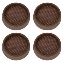 Copos para rodízios VOCOMO 7,5 x 7,5 x 1,5 cm de borracha, 4 unidades