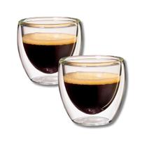 Copos Parede Dupla Café 80 ml 2 Peças - Allmix
