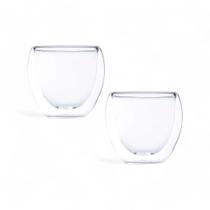 Copos parede dupla em Borossilicato para Blend 80ml