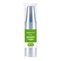 Copos plásticos descartáveis Amazon Basics 16 onças (473 ml) 50 unidades