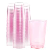 Copos plásticos descartáveis BuCla 12oz Pink (100 unidades)