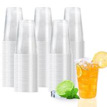 Copos plásticos descartáveis BYSNOW 250mL Clear 500 Count