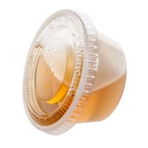 Copos plásticos descartáveis com tampas 60 ml 100 conjuntos TashiBox Copos plásticos descartáveis com tampas 60 ml 100 conjuntos TashiBox