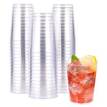 Copos plásticos descartáveis JOLLY CHEF 300mL Clear, pacote com 50