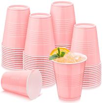 Copos plásticos descartáveis Kochorie 12 onças rosa (pacote com 50)