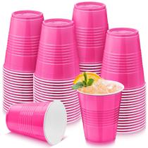 Copos plásticos descartáveis Kochorie Hot Pink 350mL (pacote com 50)