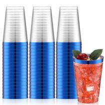 Copos plásticos descartáveis Norme 14 onças (400 mL) azuis 50 unidades