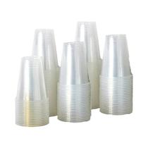 Copos Plásticos Descartáveis Transparentes 50/100PCS Para Piqueniques Ao Ar Livre Festas Copos Plásticos Descartáveis Transparentes 50/100PCS Para Piqueniques Ao Ar Livre Festas