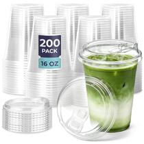 Copos Plásticos Fit Meal Prep 473 ml - Pacote com 200 unidades e tampas Copos Plásticos Fit Meal Prep 473 ml - Pacote com 200 unidades e tampas