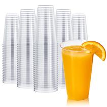 Copos plásticos FOCUSLINE 16 onças (473 ml) transparentes, pacote com 200 Copos plásticos FOCUSLINE 16 onças (473 ml) transparentes, pacote com 200
