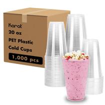 Copos plásticos transparentes descartáveis TEA ZONE Karat 591 ml Copos plásticos transparentes descartáveis TEA ZONE Karat 591 ml