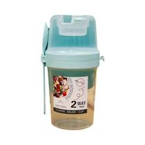 Copos Portáteis Para Café Da Manhã Com Tampa E Garfo Para Iogurte, Cereal, Aveia E Snacks