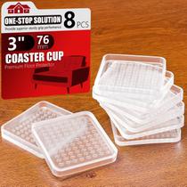 Copos Protetores para Móveis PROPA 8 Peças 7,6 cm com Base Antiderrapante Copos Protetores para Móveis PROPA 8 Peças 7,6 cm com Base Antiderrapante