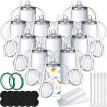 Copos Sippy Cups Zubebe Inox 350ml - Kit com 12 Unidades