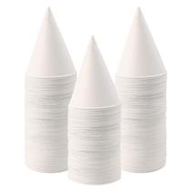 Copos Snow Cone MR.FOAM 180 ml, 100 unidades, papel branco, à prova de vazamentos