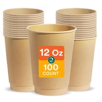 Copos térmicos ECO SOUL 100% compostáveis à base de plantas 350 mL (100 Ct)