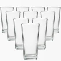 Copos Vidro 260ml Transparente Venice Base Quadrada Elegante 10UN Copos Vidro 260ml Transparente Venice Base Quadrada Elegante 10UN