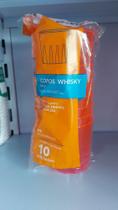 Copos Whisk vermelho 300ml c/10 unidades Copos Whisk vermelho 300ml c/10 unidades