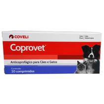 Coprovet 20 Comprimidos Coveli Coprofagia Cães