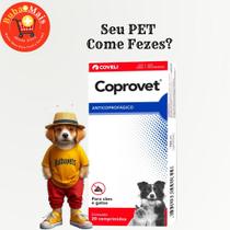 Coprovet Para Cachorro e Gatos que Come Fezes - 20 Comprimidos - Coveli