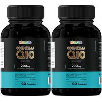 CoQ10 200mg Vitaease Suplemento Alimentar 60 Cápsulas Composição:Coenzima Q10 2 Potes 120 CápsulasSabor:Sem sabor CoQ10 200mg Vitaease Suplemento Alimentar 60 Cápsulas Composição:Coenzima Q10 2 Potes 120 CápsulasSabor:Sem sabor