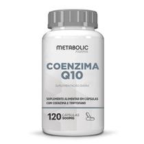 Coq10 500mg De Coenzima Q10 Pura 120 Cáps Metabolic Farma