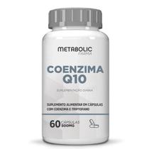 Coq10 500mg De Coenzima Q10 Pura 60 Cáps Metabolic Farma
