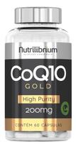 Coq10 Coenzima Q10 200mg Premium C/ 60 Cápsulas Nutrilibrium