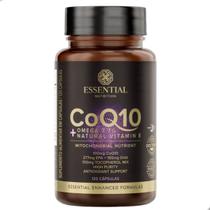 CoQ10 + Ômega 3 TG + Natural Vitamin E 120 Capsulas Essential
