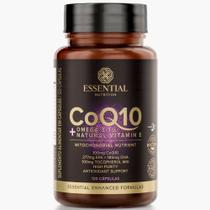 CoQ10 + Omega 3TG + Natural Vitamin E Pote (120 Caps) - Essential Nutrition