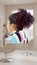 Coque Afro Cacheado Com Franja 20cm 90g Coque Afro Cacheado Com Franja 20cm 90g