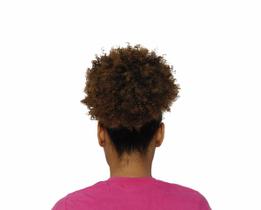 Coque Afro Puff Black Cor Castanho Acobreado 1Bt27 Fibra Coque Afro Puff Black Cor Castanho Acobreado 1Bt27 Fibra