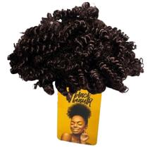 Coque Afro Puff Orgânico - Cor Chocolate